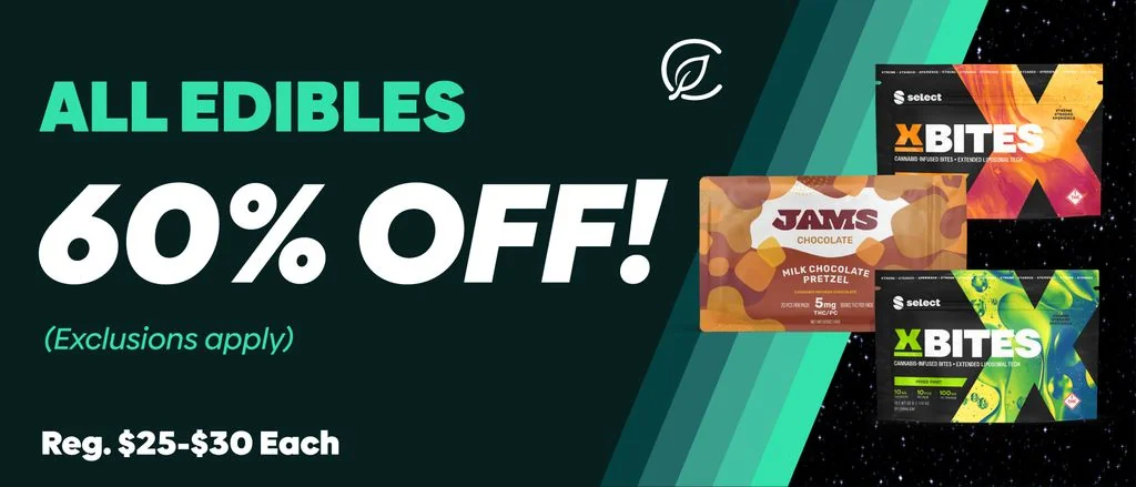 60% off ALL Edibles