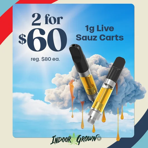 Double up on Live Sauz Carts