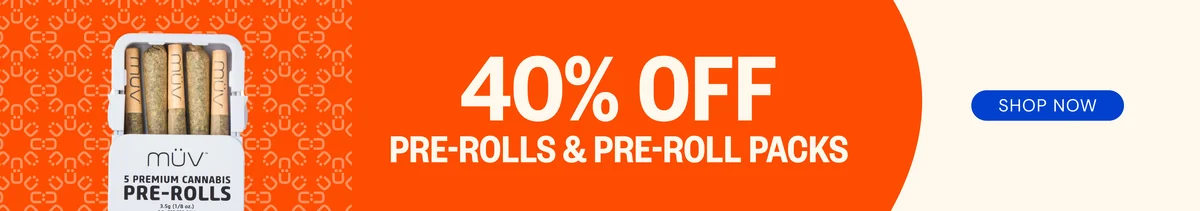 40% OFF Pre-rolls & Pre-roll Packs