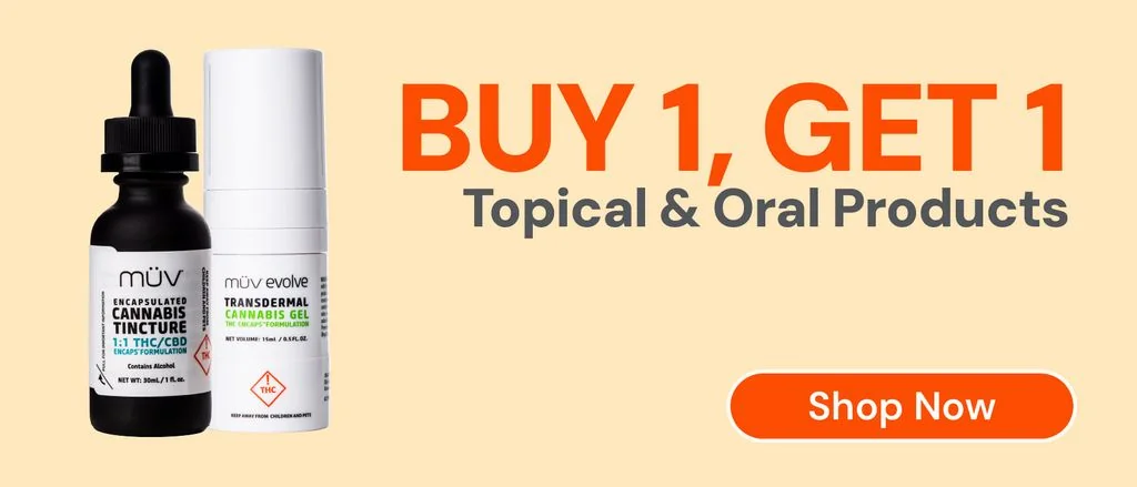 Buy one Topical or Oral product, get one