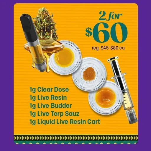 2 for $60 Mix & Match