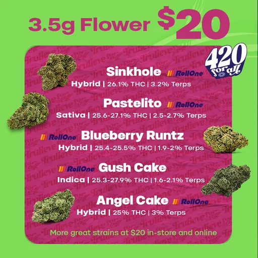 Great Strains at $20
