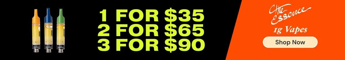 (the) Essence 1g Vapes: 1-for-$35, 2-for-$65, 3-for-$90