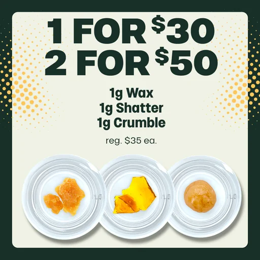 2 For $50 Cured Concentrates