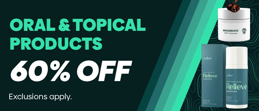 60% off All Topical & Oral Products