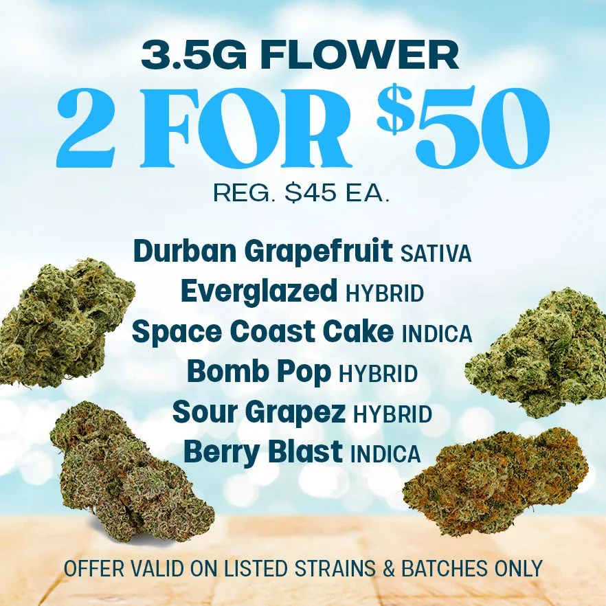Win the Weekend with 2 for $50 Flower