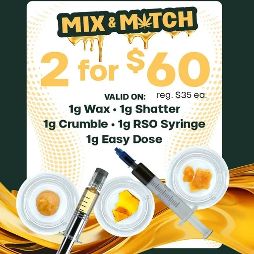 2 for $60 Mix & Match