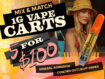 1g Vapes: 5 For $100