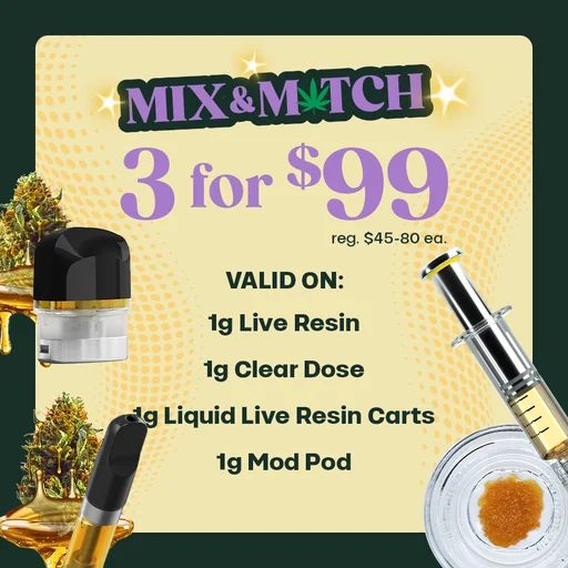 3 for $99 Mix & Match