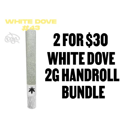 2 for $30 White Dove #43 2g Handroll Bundle
