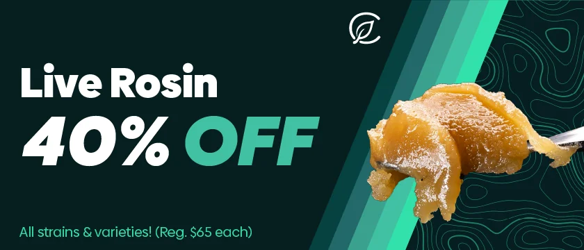 40% off Rosin Concentrates