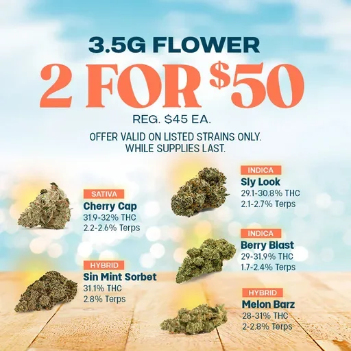 2 for $50 Flower