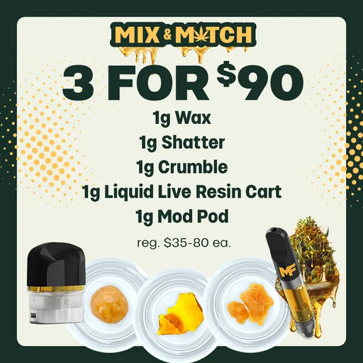 3 For $90 Mix & Match