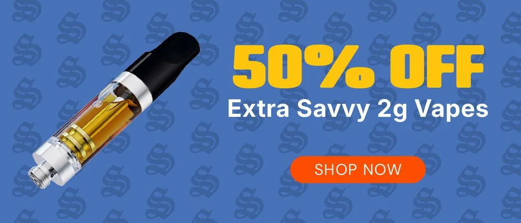 50% OFF Extra Savvy 2G Vapes