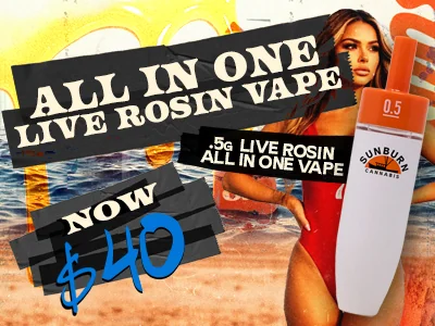 Live Rosin AIO's: $40