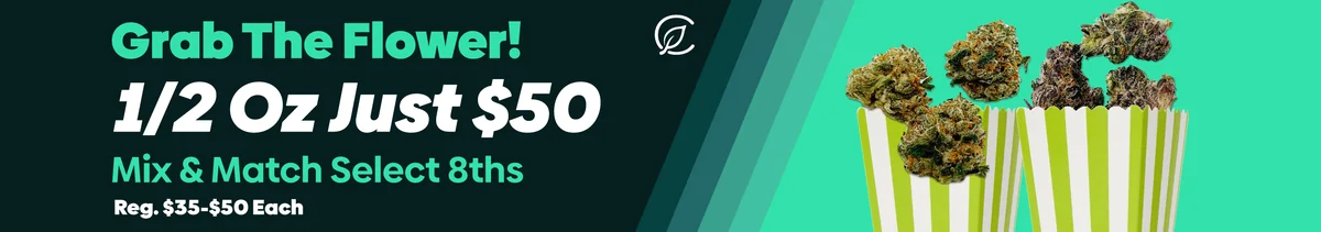 1/2 OZ Mix and Match Select Strains for $50