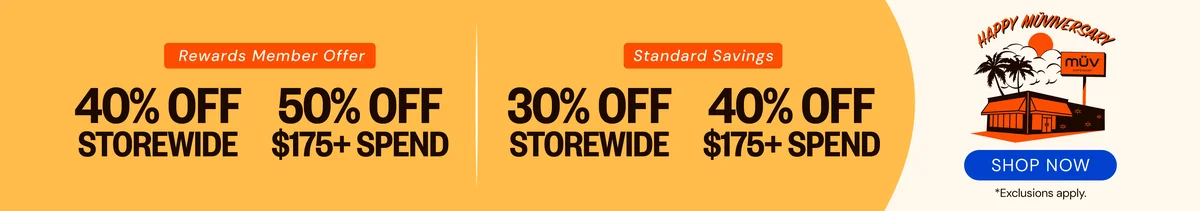 MÜViversary: Up to 50% OFF Storewide!