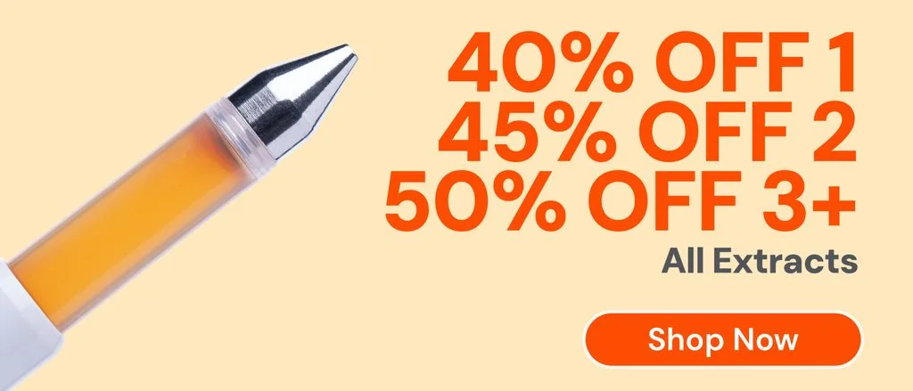 All Extracts: 40% OFF 1, 45% OFF 2, 50% OFF 3+