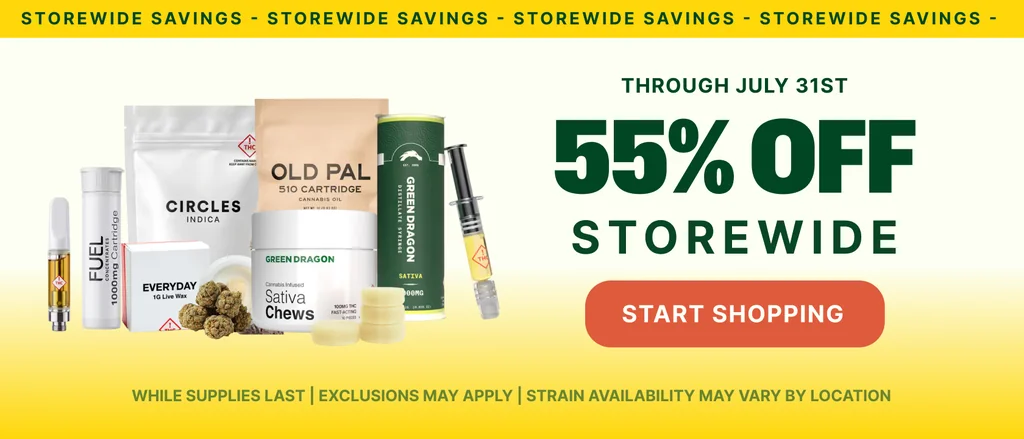55% OFF STOREWIDE!