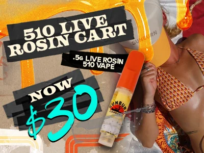 Live Rosin Carts: $30