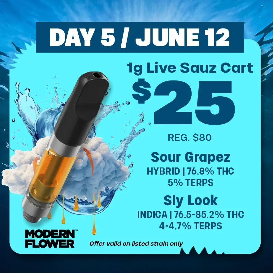 $25 1g Live Sauz Carts