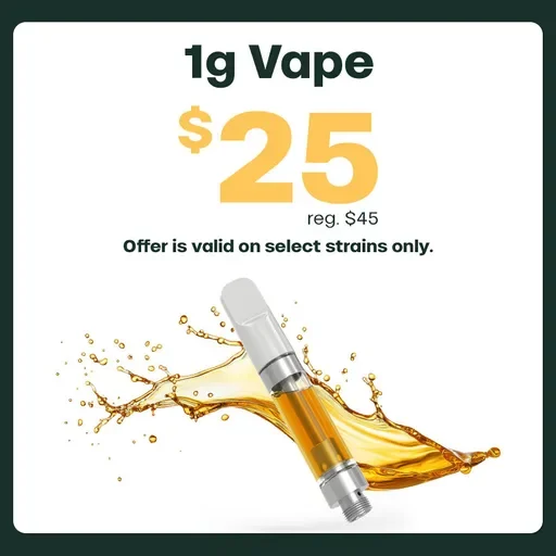 $25 1g Vapes