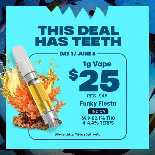 $25 Funky Fiesta 1g Vape
