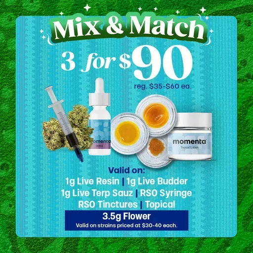3 for $90 Mix & Match