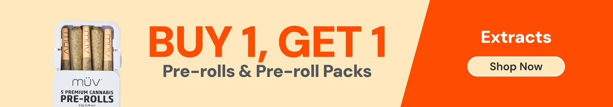 Buy one Pre-roll or Pre-roll Pack, get one