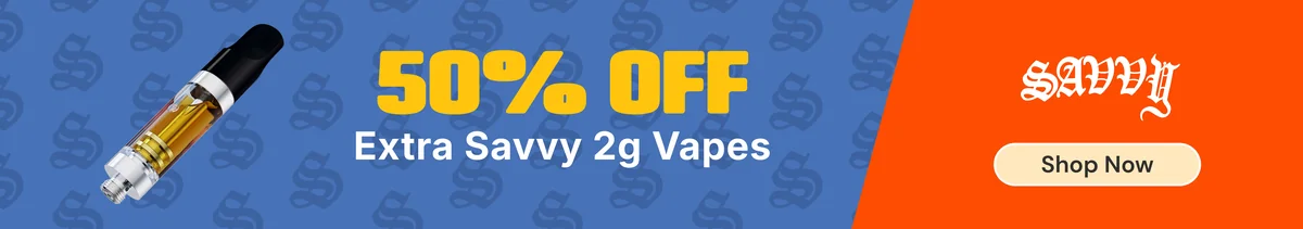 50% OFF Extra Savvy 2G Vapes