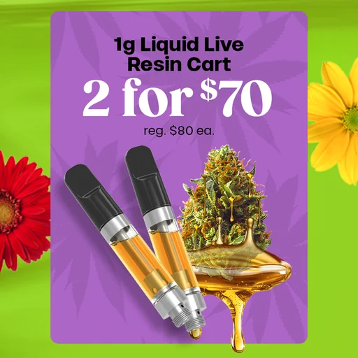 2 for $70 Liquid Live Resin