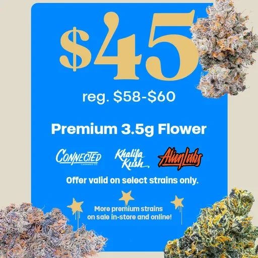 $45 3.5g Premium Flower