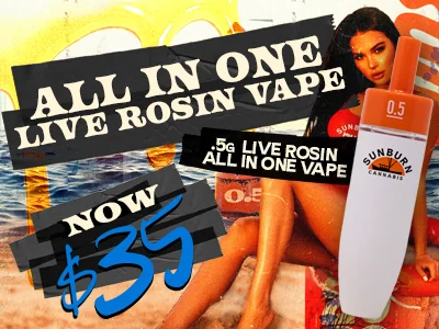 Live Rosin AIO's: $35