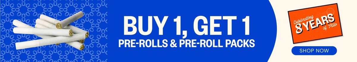 Buy one Pre-roll or Pre-roll Pack, get one
