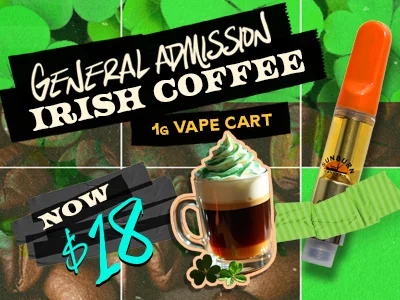 Irish Coffee 1g Vapes: $18