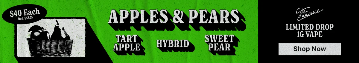 $40 (the) Essence Apples & Pears 1g Vape