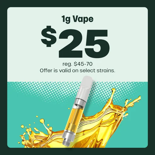 $25 1g Vapes