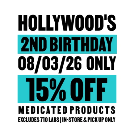 15% off Hollywood’s 2nd Birthday