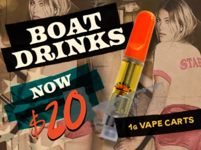 Boat Drinks Vapes: $20