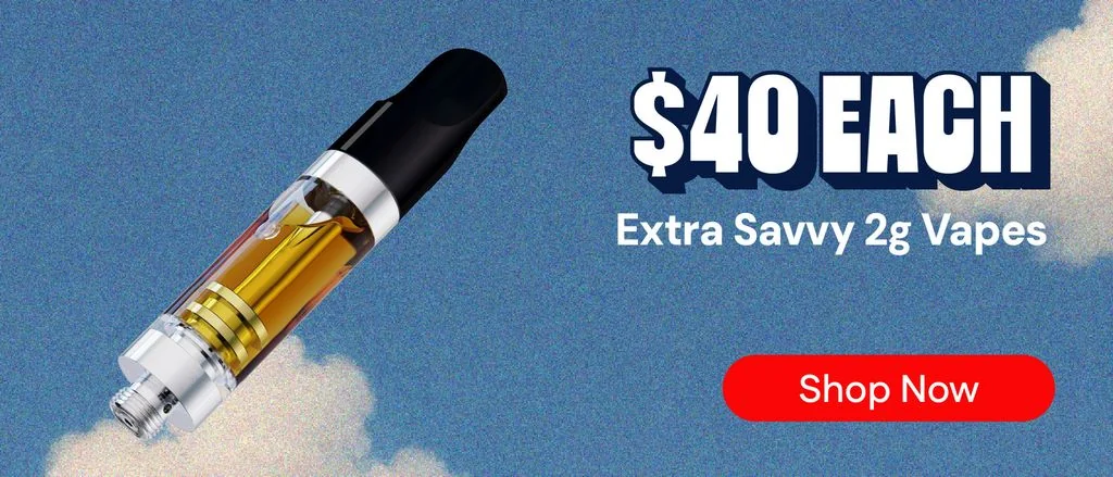 $40 Extra Savvy 2G Vapes