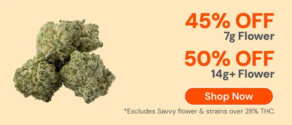 Up to 50% OFF Flower!