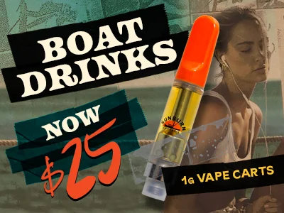 Boat Drinks Vapes: $25