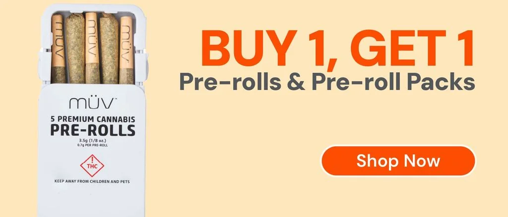 Buy one Pre-roll or Pre-roll Pack, get one