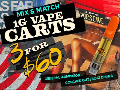 3 for $60: 1g Vapes