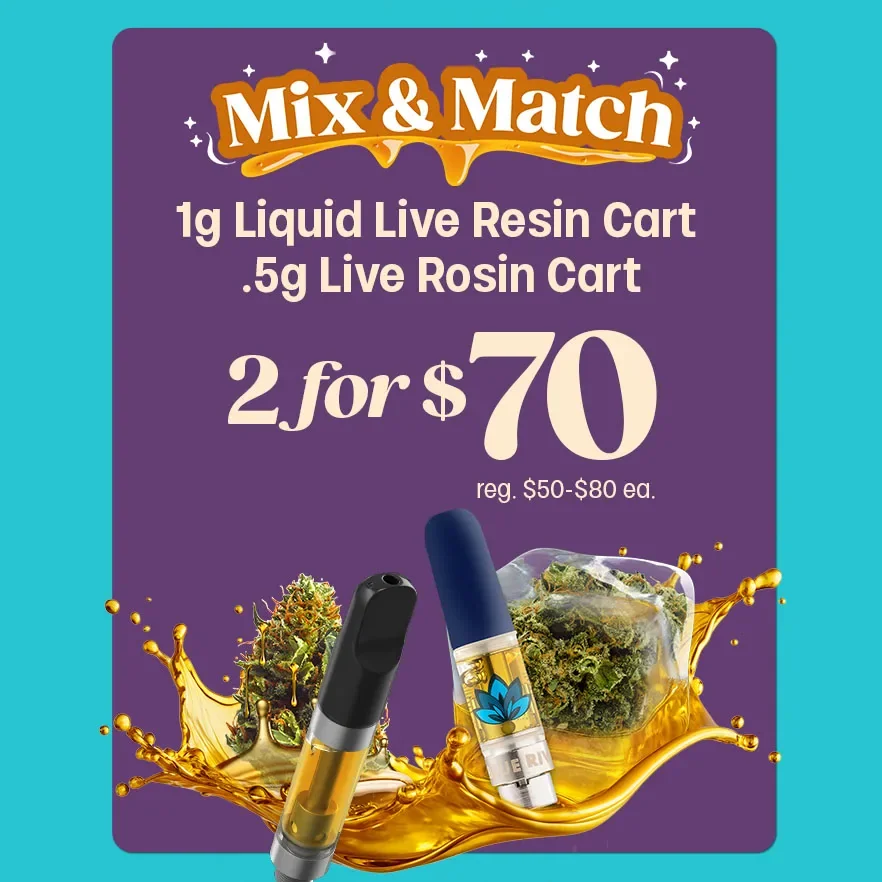 2 for $70 Live Carts
