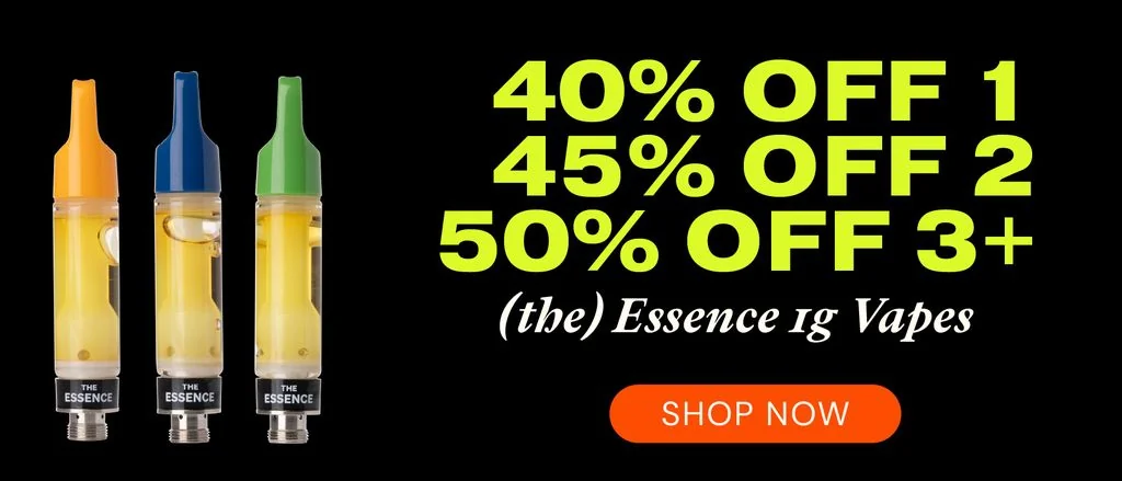 (the) Essence 1g Vapes: 40% OFF 1, 45% OFF 2, or 50% OFF 3+