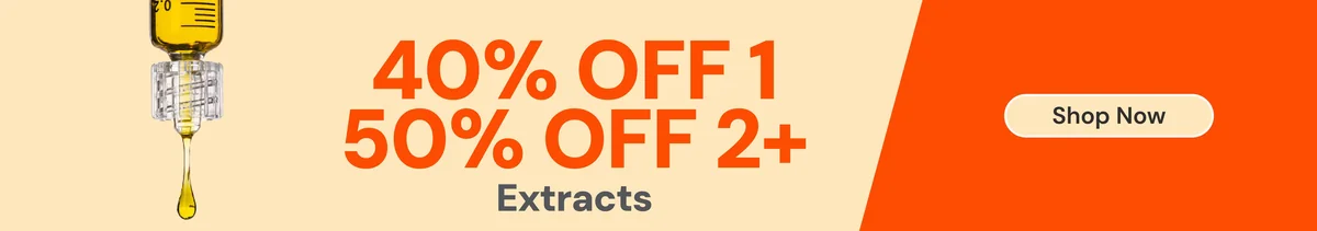 Extracts: 40% OFF 1 or 50% OFF 2