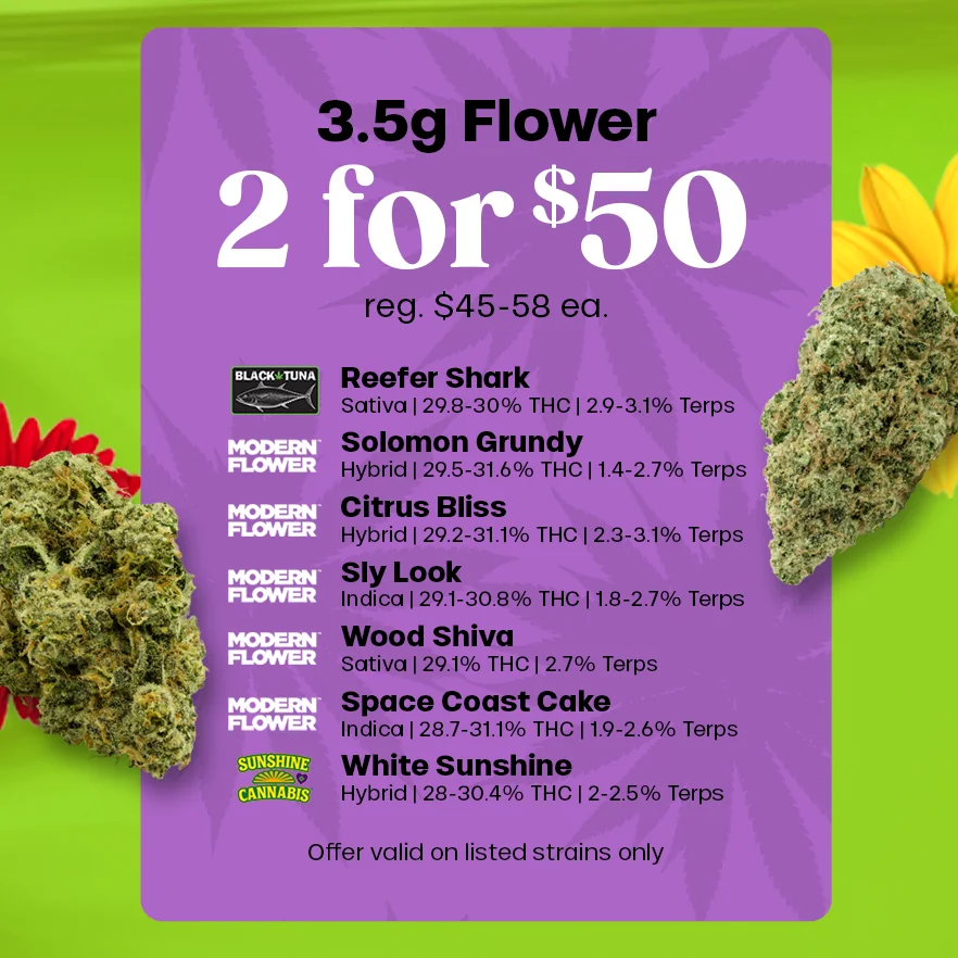 2 for $50 Flower