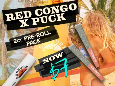 Red Congo x Puck 2ct Pre-Rolls: $7