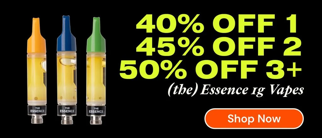 (the) Essence 1g Vapes: 40% OFF 1, 45% OFF 2, or 50% OFF 3+